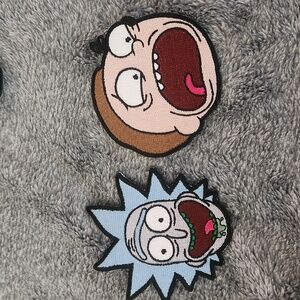 Rick and Morty iron on patches